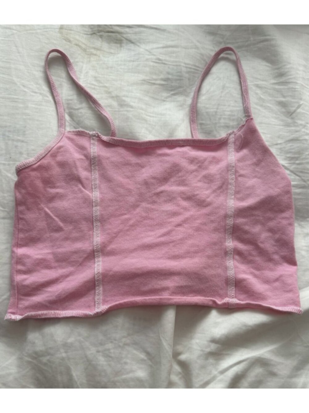 PacSun cropped Tank top, size: small, color: pink